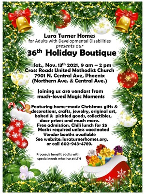 36th Holiday Boutique flyer