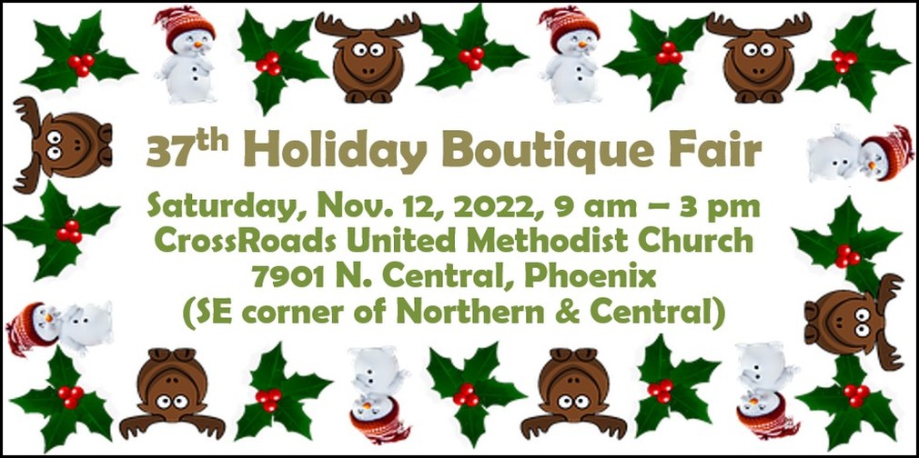 click here for Holiday Boutique Fair info