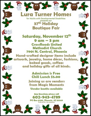 37th Holiday Boutique Flyer